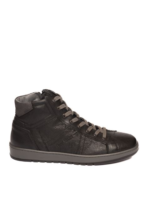 Sneaker pelle nero NERO GIARDINI | 400440OSAKA-100